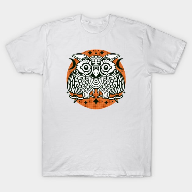 Halloween owl T-Shirt by Paolavk